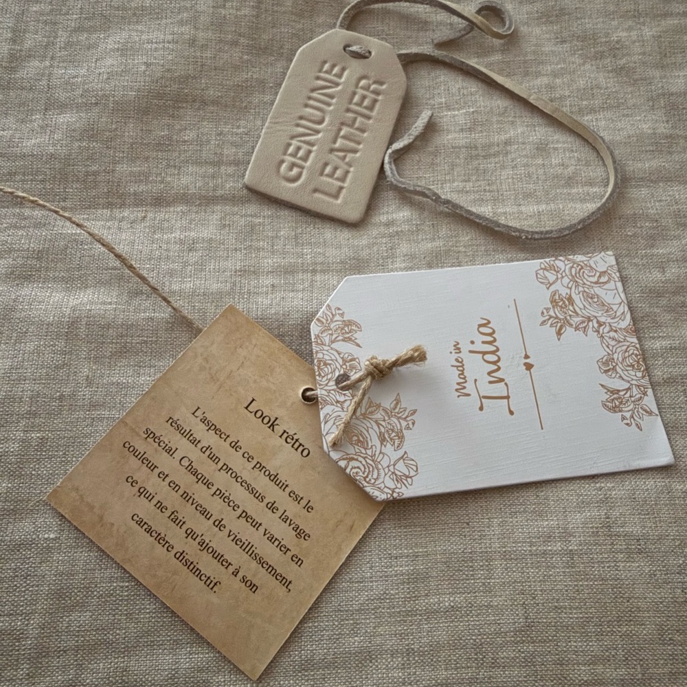 Beige Woven Hobo Bag - Picture 5 of 8